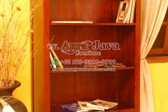 indonesia open bookcase mahogany furniture 019