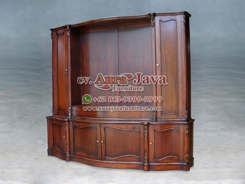 indonesia tv stand mahogany furniture 025