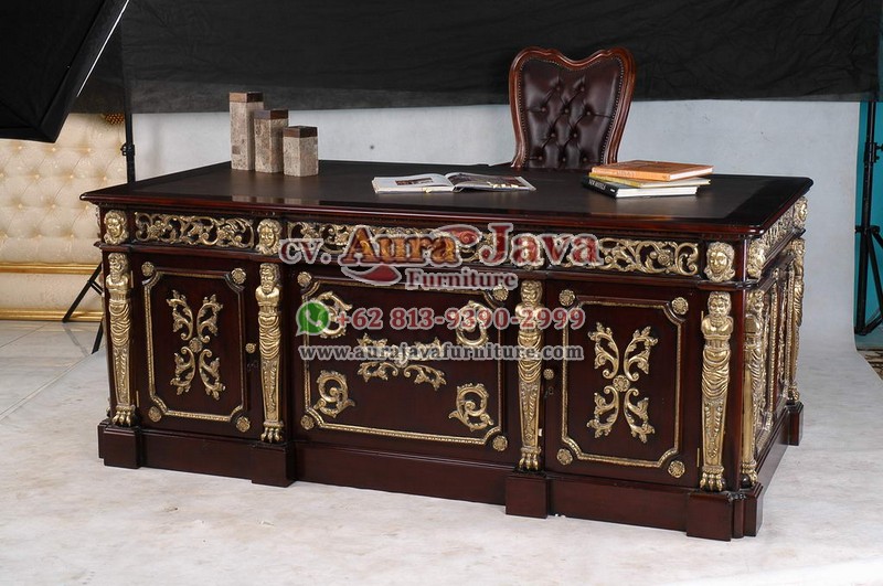 indonesia partner desk teak furniture 013