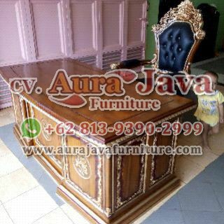 indonesia partner desk teak furniture 071