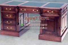 indonesia partner desk teak furniture 034
