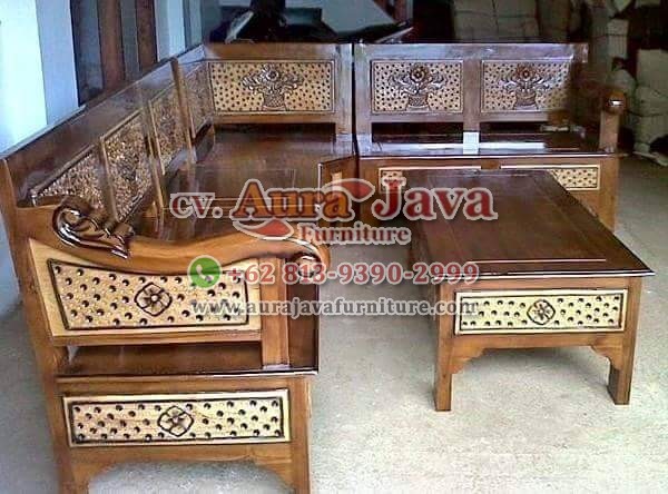 indonesia set sofa teak furniture 014