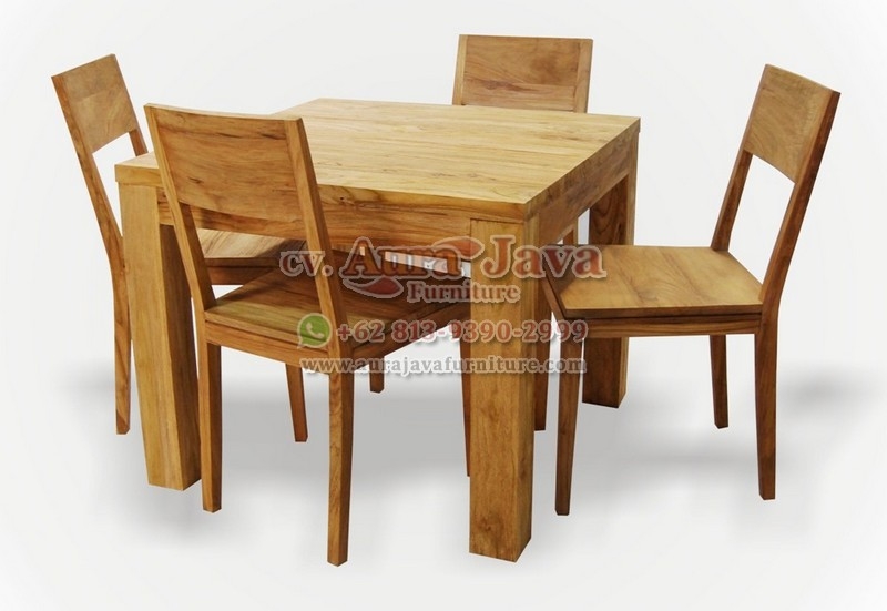 Teak Out Door Dining Sets Cv Aura Java Furniture