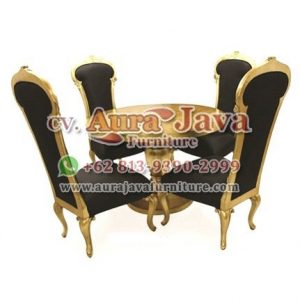 Indonesia French Furniture Store Catalogue Set Dining Table Aura Java Jepara 030