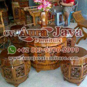 Indonesia Mahogany Furniture Store Catalogue Chair Set Aura Java Jepara 004